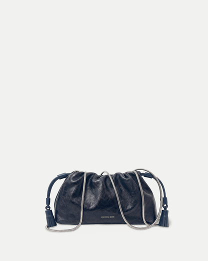 Small Veronica Beard Stash Bag in Navy - Veronica Beard Customer Favorite