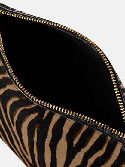 Zebra Calf Hair Prism Bag - Veronica Beard Signature