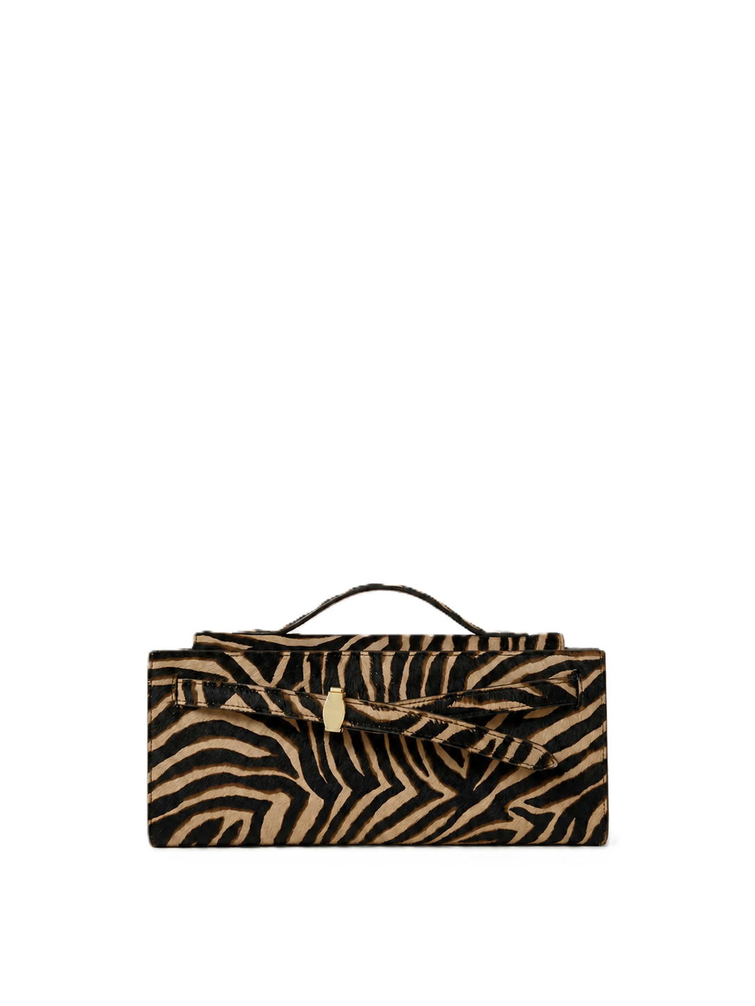 Calf Hair Veronica Beard Dash Clutch in Zebra - Veronica Beard New
