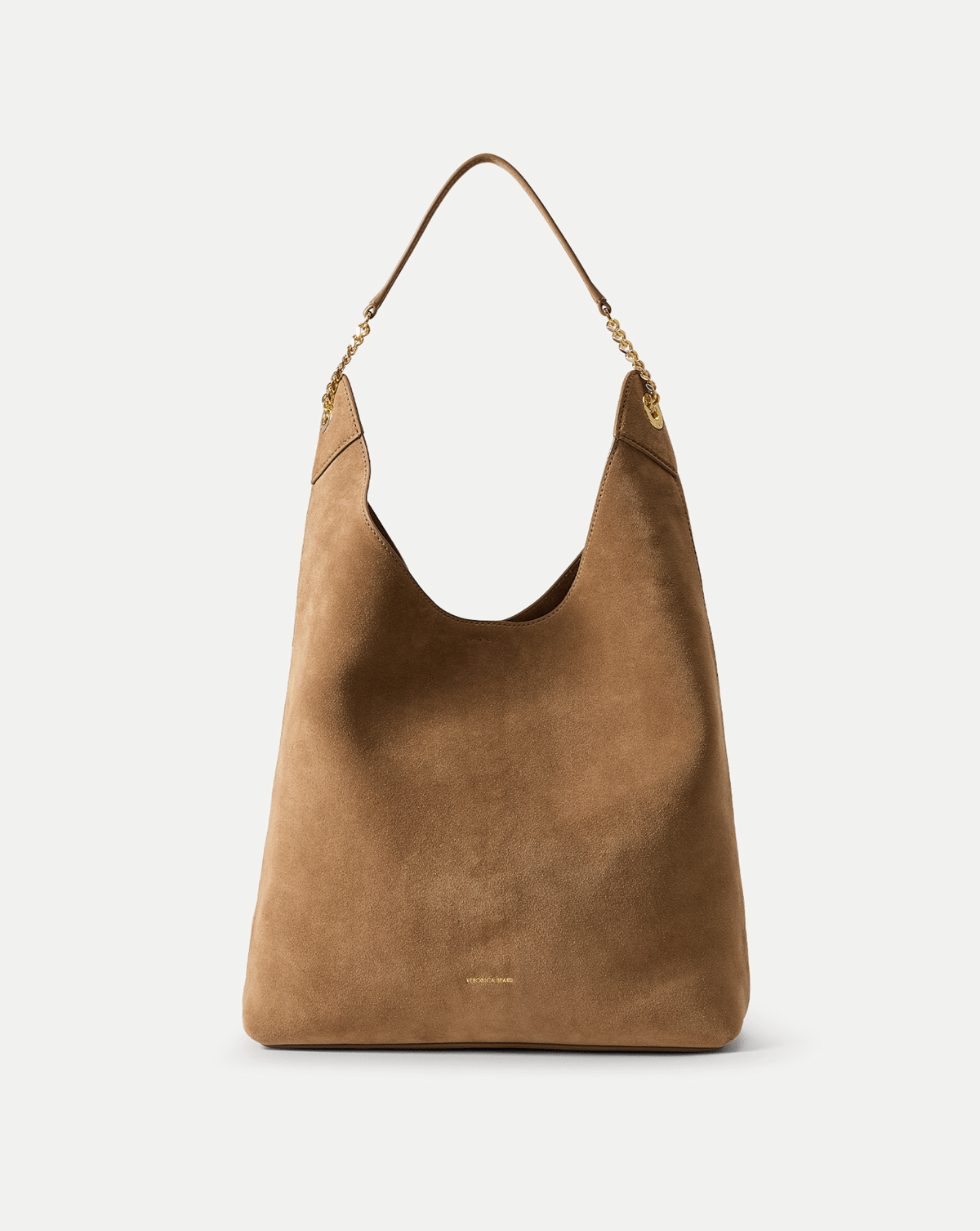Jour Suede Shoulder Bag in Tan Bark - Veronica Beard Best Price