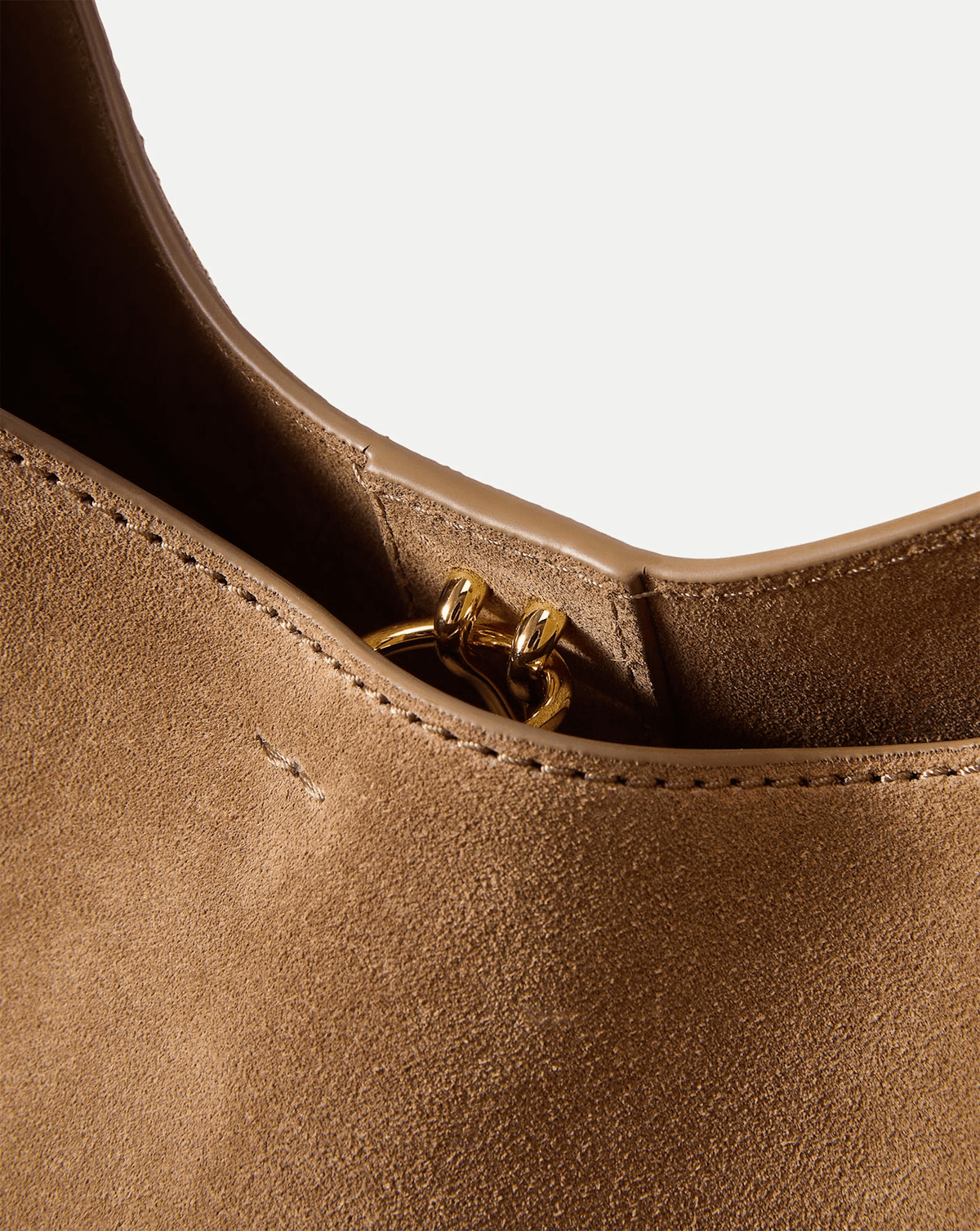 Jour Suede Shoulder Bag in Tan Bark - Veronica Beard Best Price