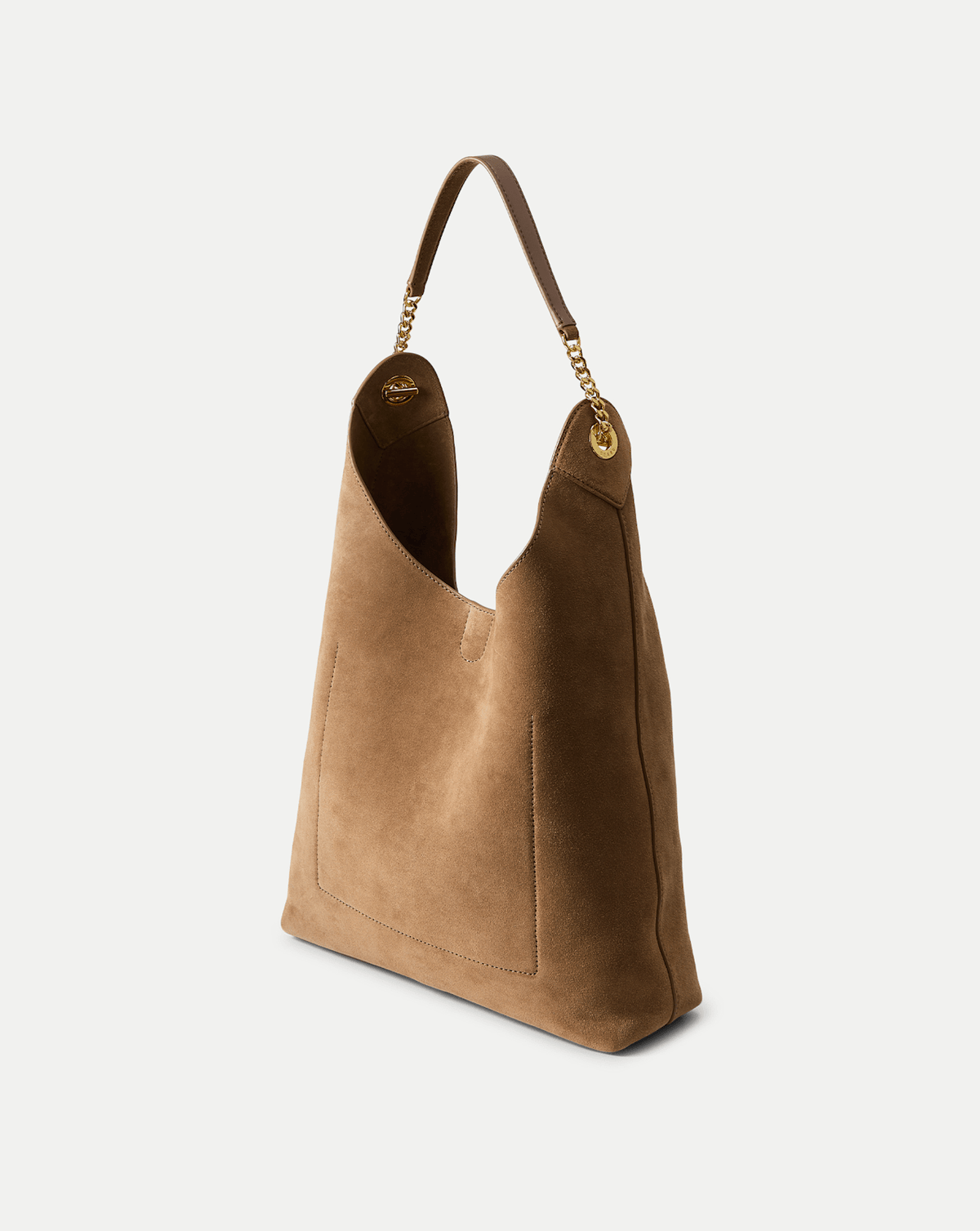 Jour Suede Shoulder Bag in Tan Bark - Veronica Beard Best Price