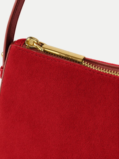 Prism Mini Bag in Red Suede - Veronica Beard Exclusive