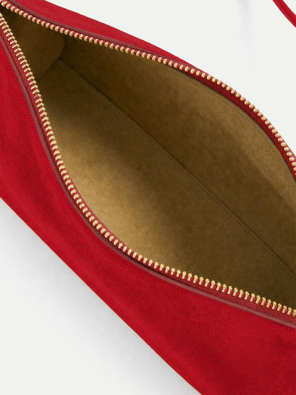 Prism Mini Bag in Red Suede - Veronica Beard Exclusive