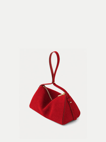 Prism Mini Bag in Red Suede - Veronica Beard Exclusive