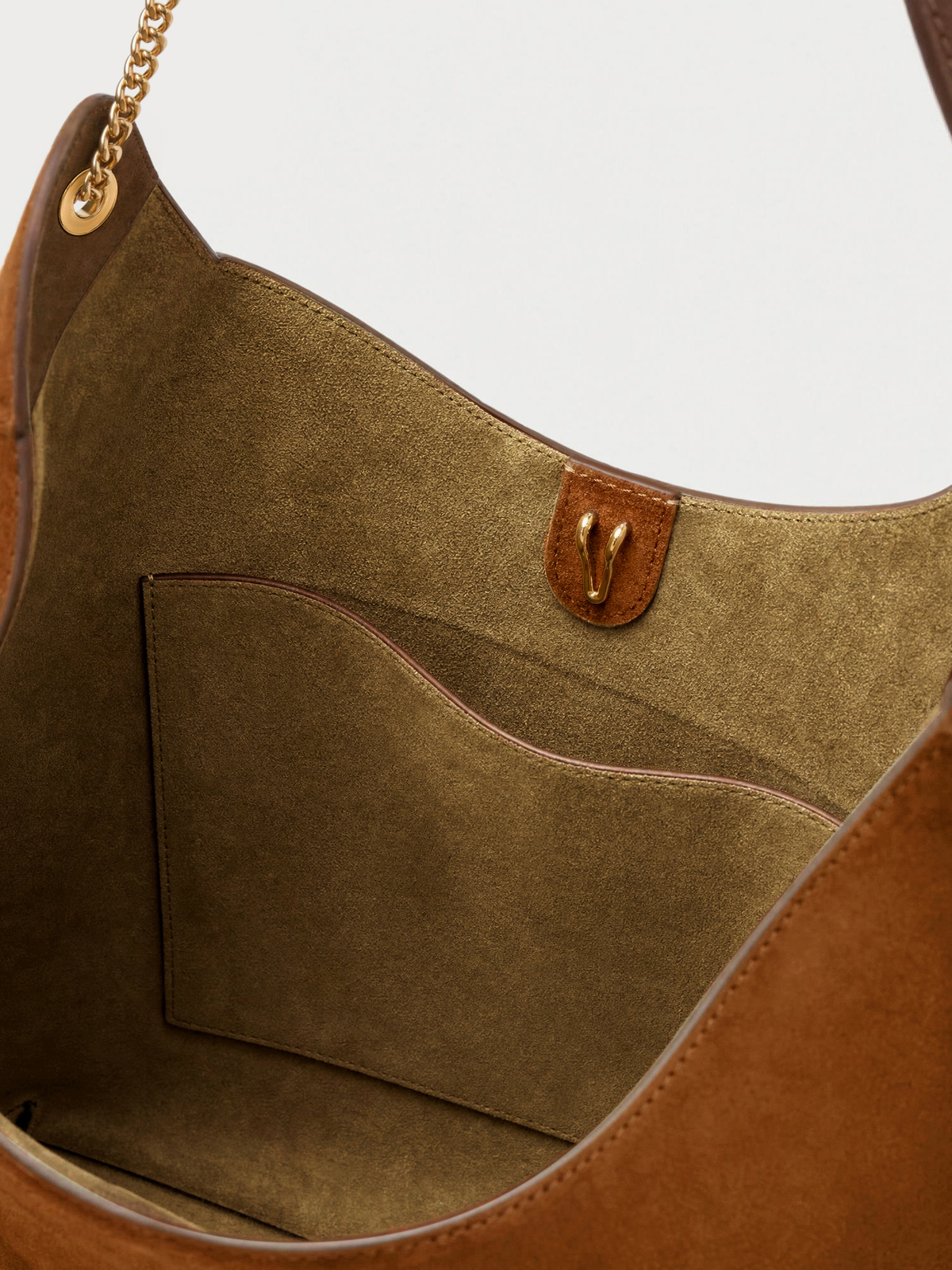 Jour Slouchy Shoulder Bag in Brown - Veronica Beard Best Seller
