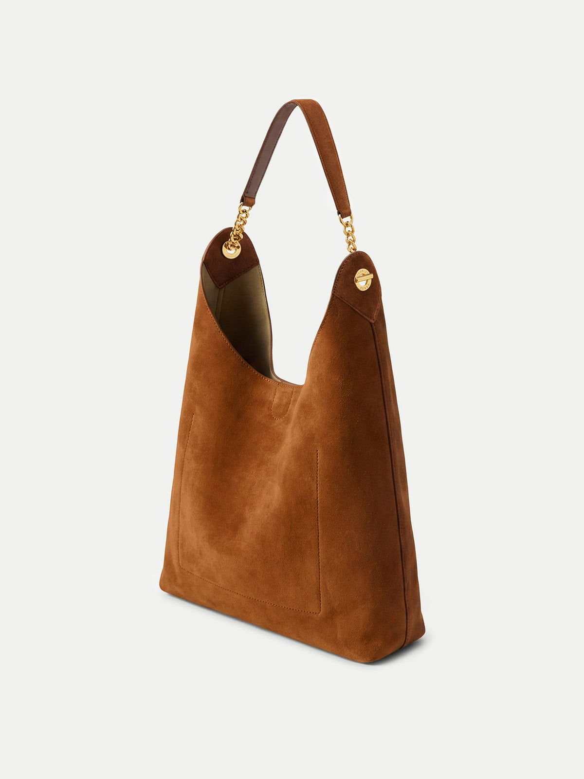 Jour Slouchy Shoulder Bag in Brown - Veronica Beard Best Seller