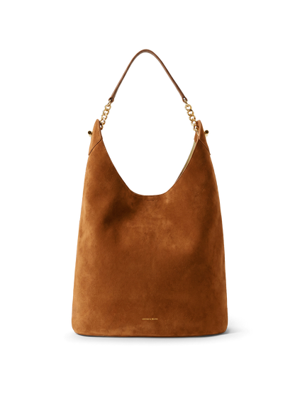 Jour Slouchy Shoulder Bag in Brown - Veronica Beard Best Seller