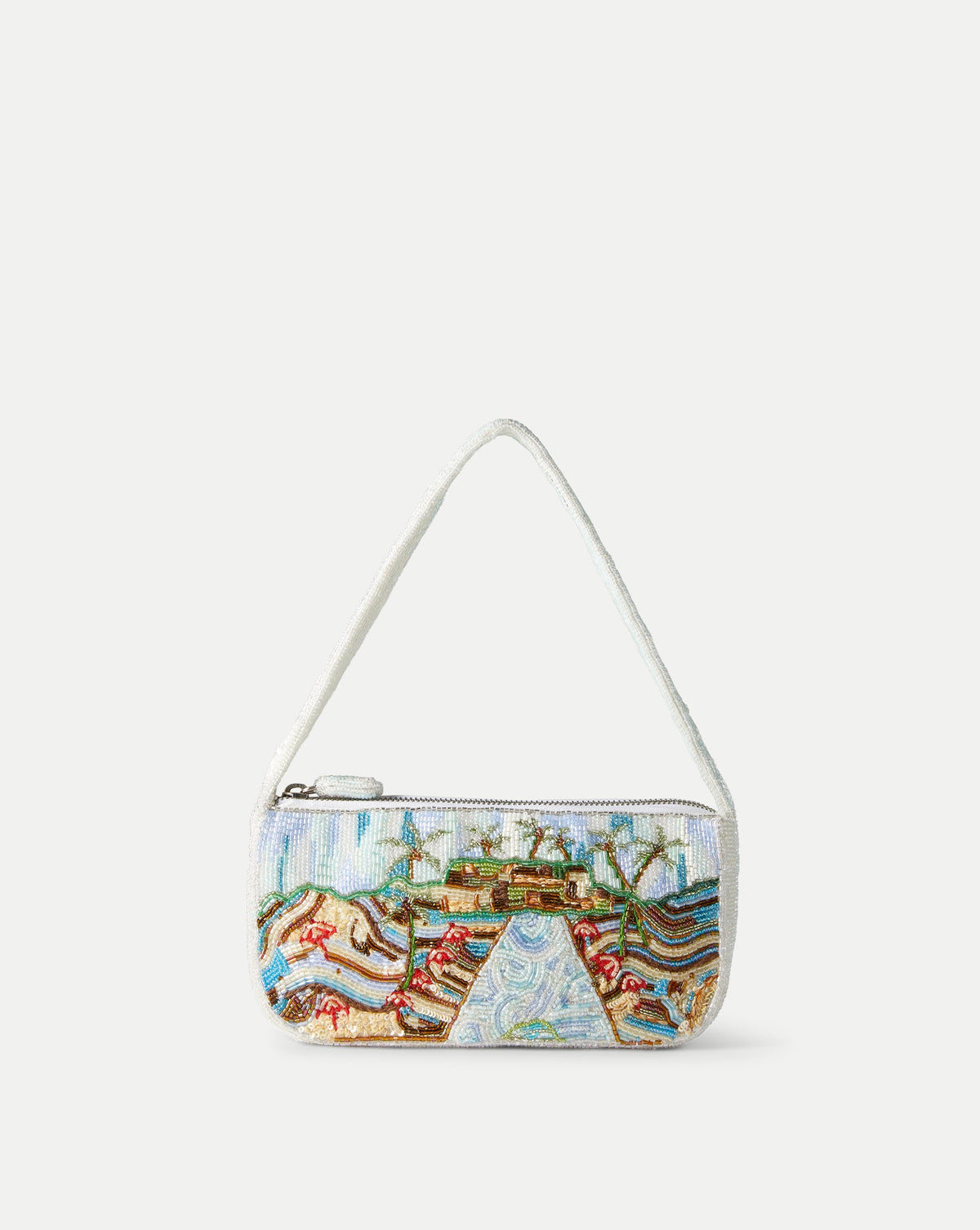 Pauline Beaded Shoulder Bag in Multi - Veronica Beard Great Value