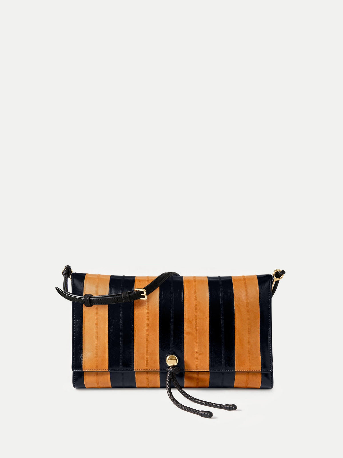 Edit Bag in Tan & Black Stripes Acorn Multi - Veronica Beard Discount