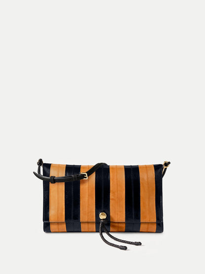 Edit Bag in Tan & Black Stripes Acorn Multi - Veronica Beard Discount