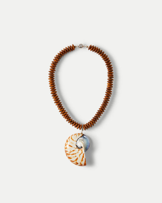 Nantucket Shell Necklace in Multi - Veronica Beard Trusted