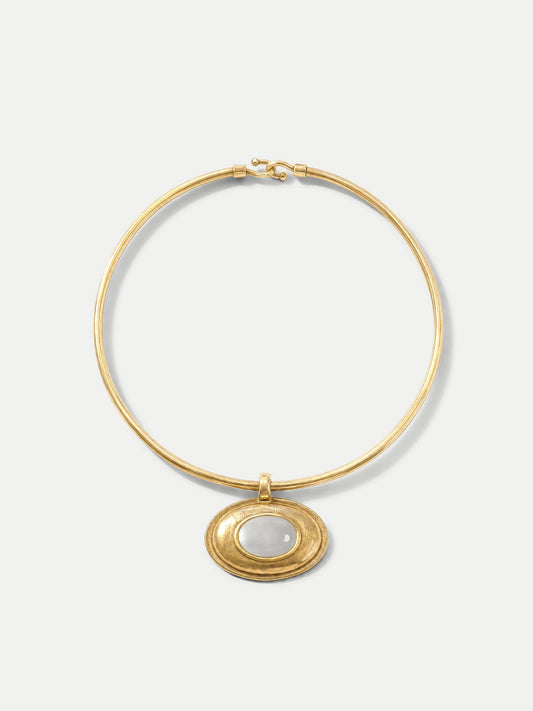 Cat’s Eye Collar Necklace in Gold - Veronica Beard Discount
