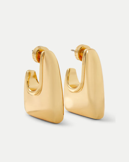 Everyday Square Hoop in Gold - Veronica Beard Best Price