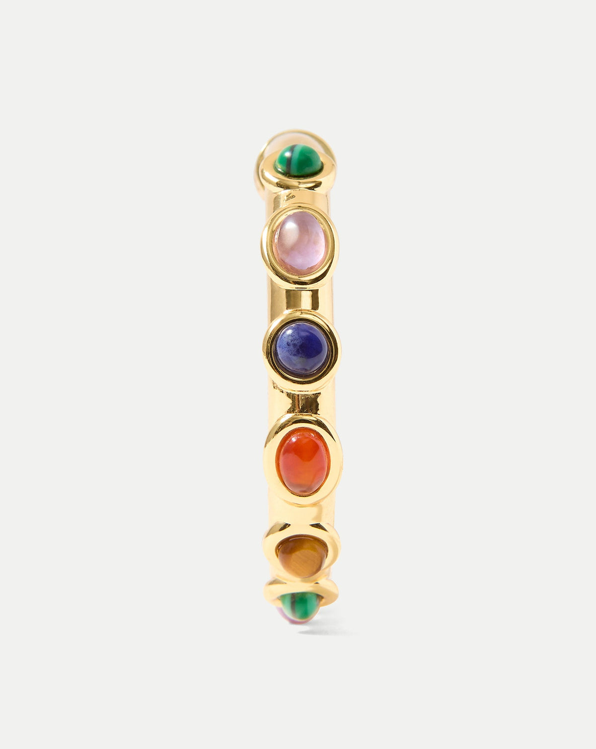 Cabochon Embellished Hoop in Gold Multi - Veronica Beard Top Pick