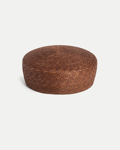 Le Jeanne Raffia Hat in Brown - Veronica Beard Value
