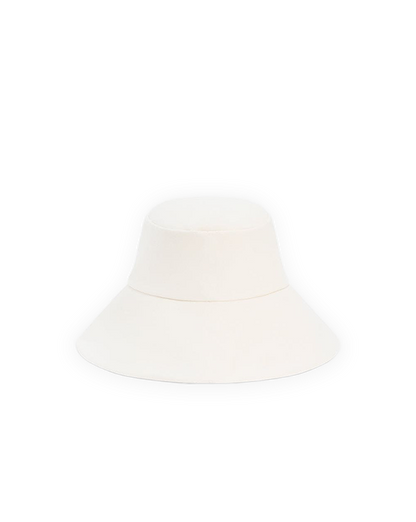 Walker Cotton Bucket Hat in Off-White - Veronica Beard Recommended