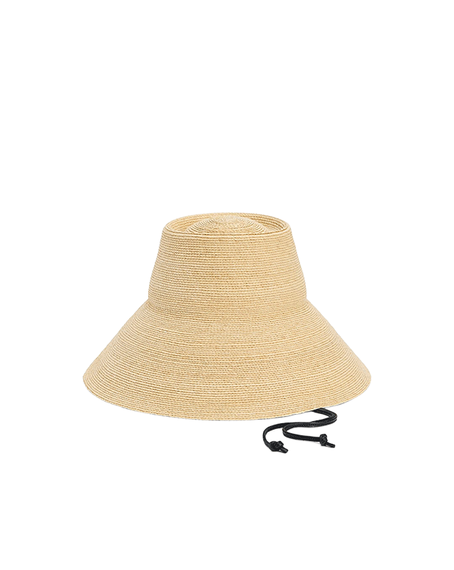 Suni Raffia Bucket Hat in Natural - Veronica Beard New