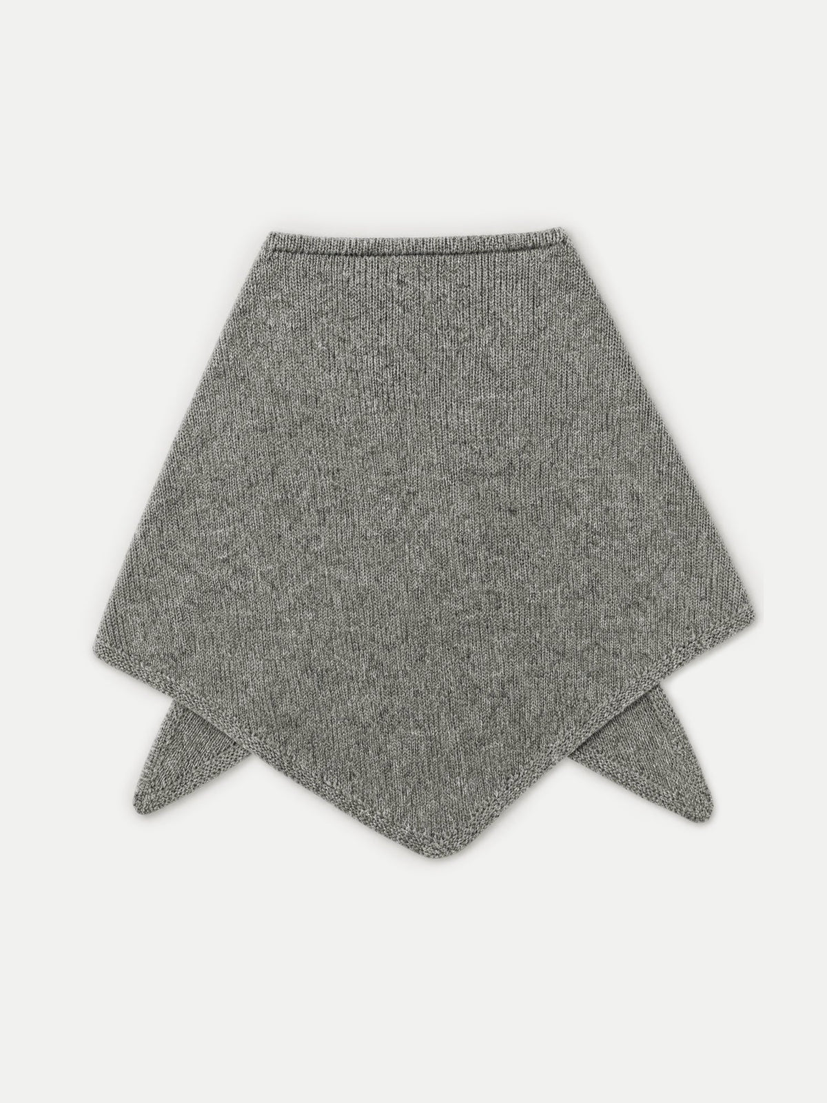 Drezel Merino Wool-Cashmere Scarf in Medium Heather Grey - Veronica Beard New