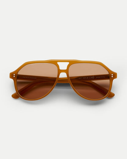 Sally Aviator Sunglasses in Orange/Brown - Veronica Beard Best Price