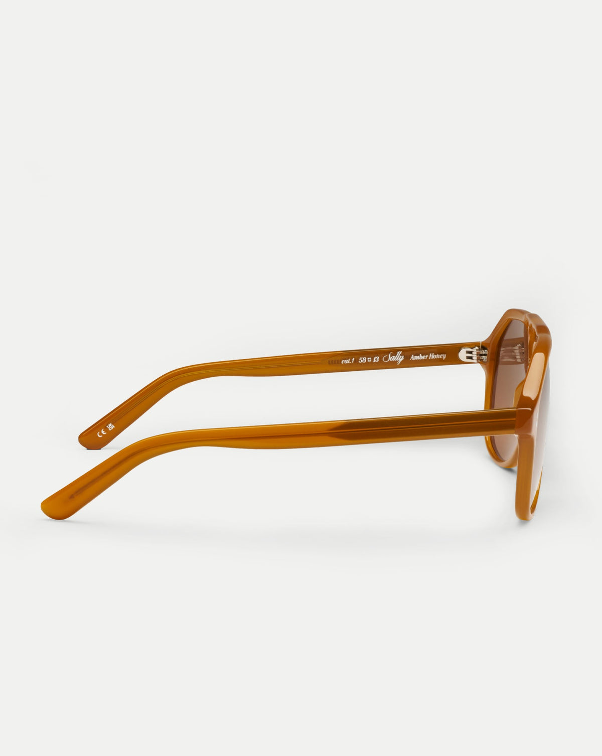 Sally Aviator Sunglasses in Orange/Brown - Veronica Beard Best Price