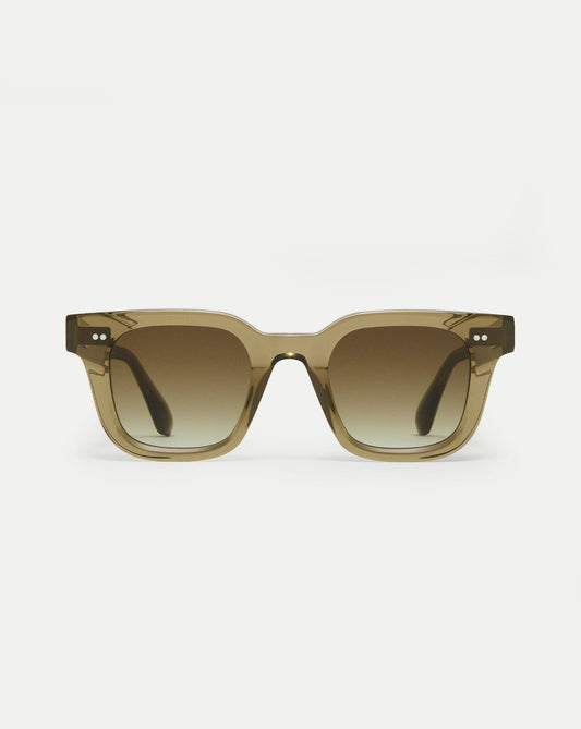 04 Square Sunglasses in Green - Veronica Beard Signature