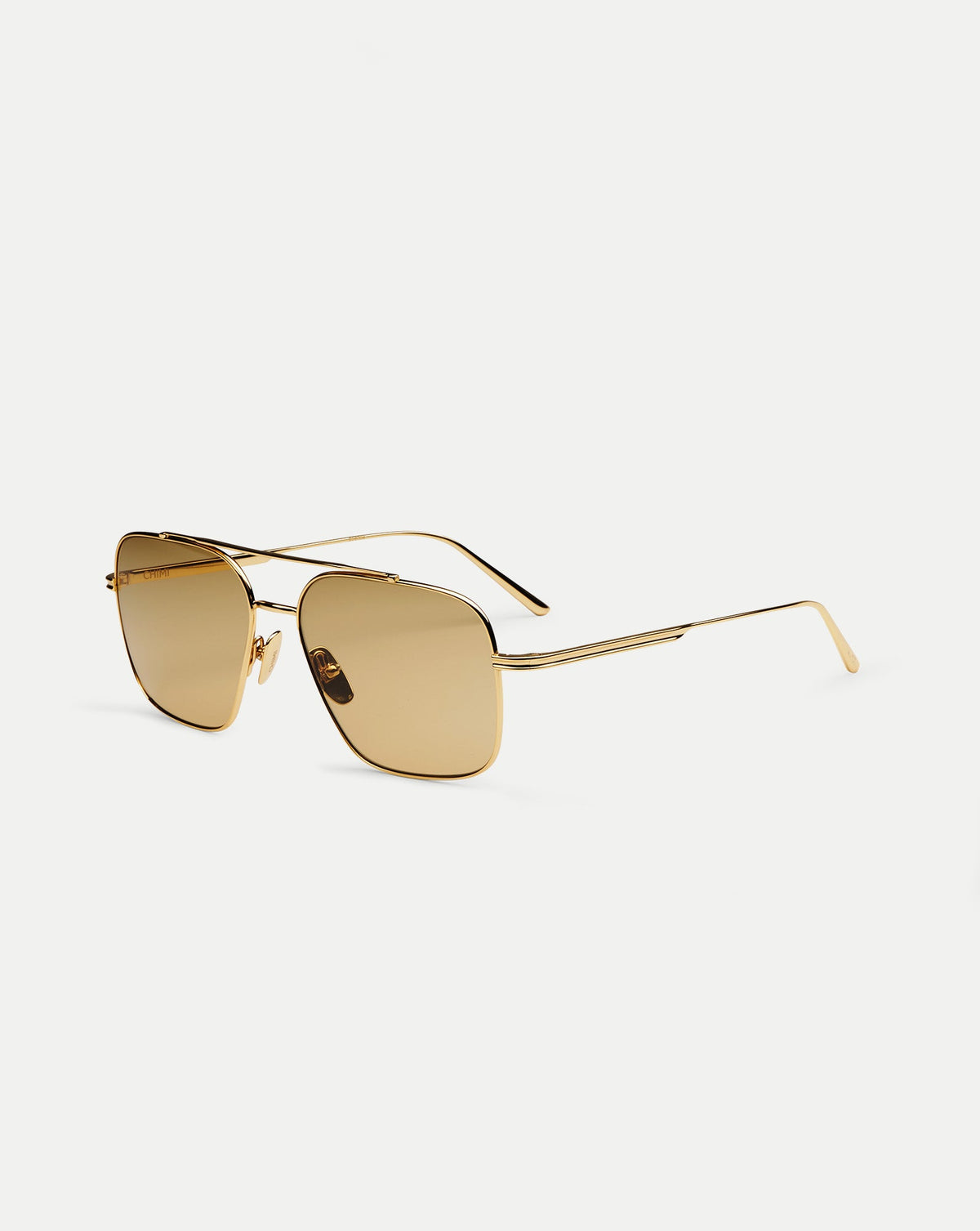 CC Titan Aviator Sunglasses in Gold - Veronica Beard Signature