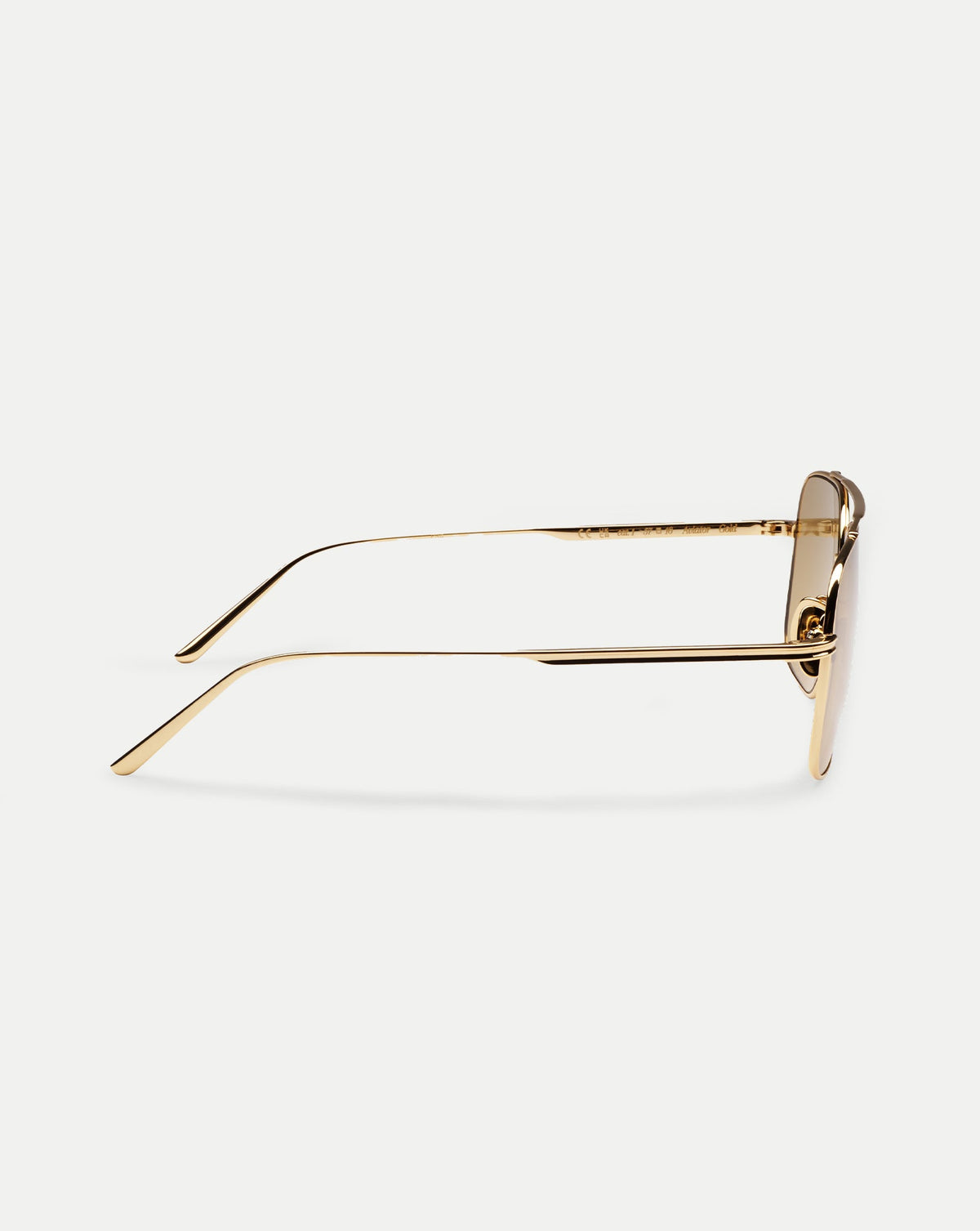 CC Titan Aviator Sunglasses in Gold - Veronica Beard Signature