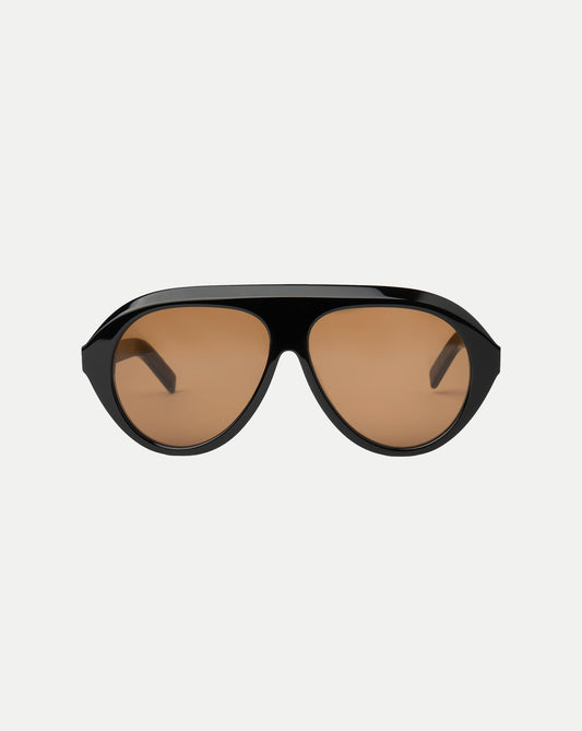 The Icon Aviator Sunglasses in Black - Veronica Beard Premium