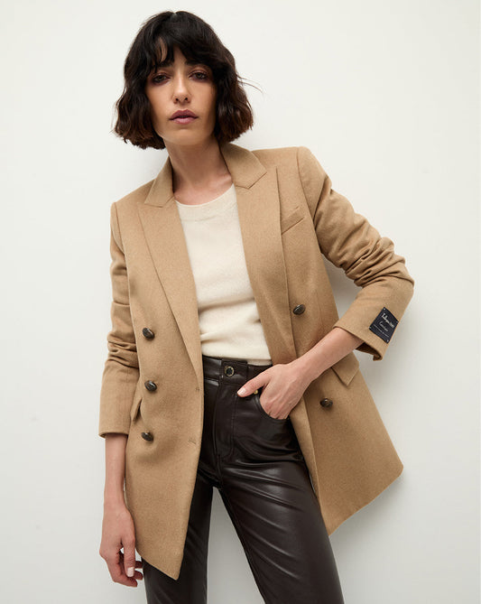 Ellette Dickey Jacket in Camel - Veronica Beard Sale
