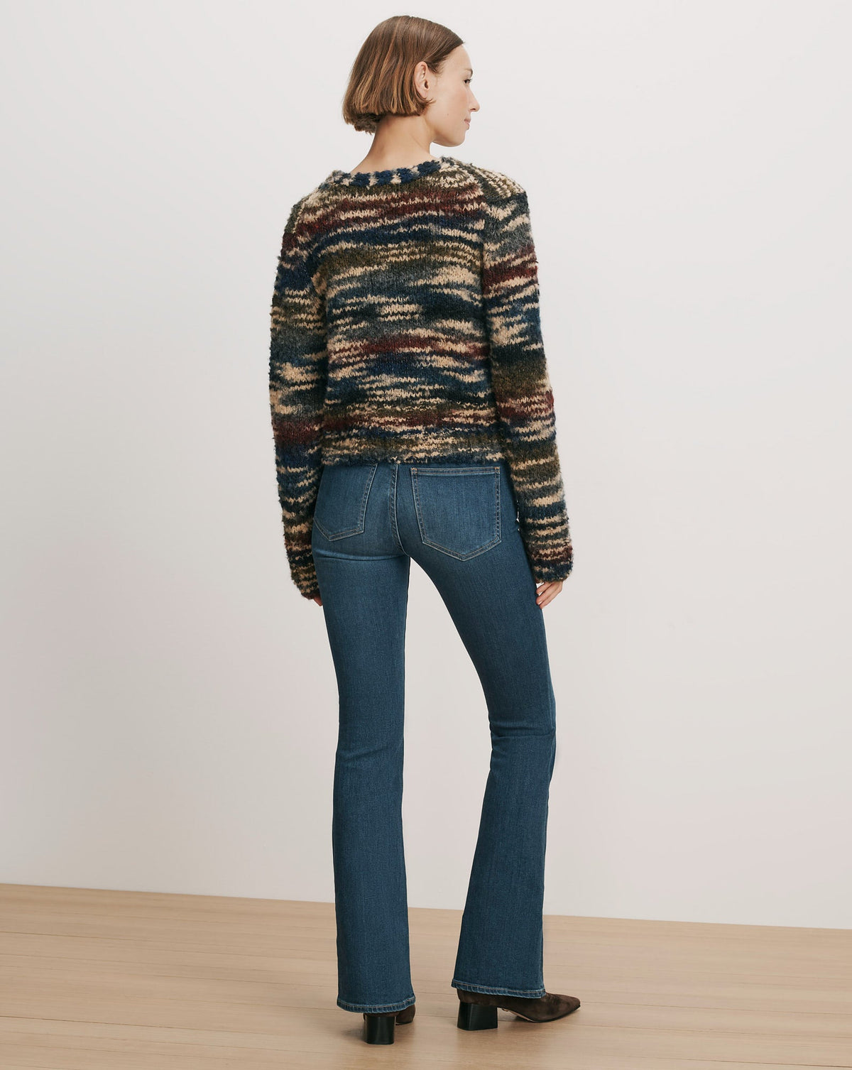 Monae Cardigan in Teal Bouclé - Veronica Beard Customer Favorite