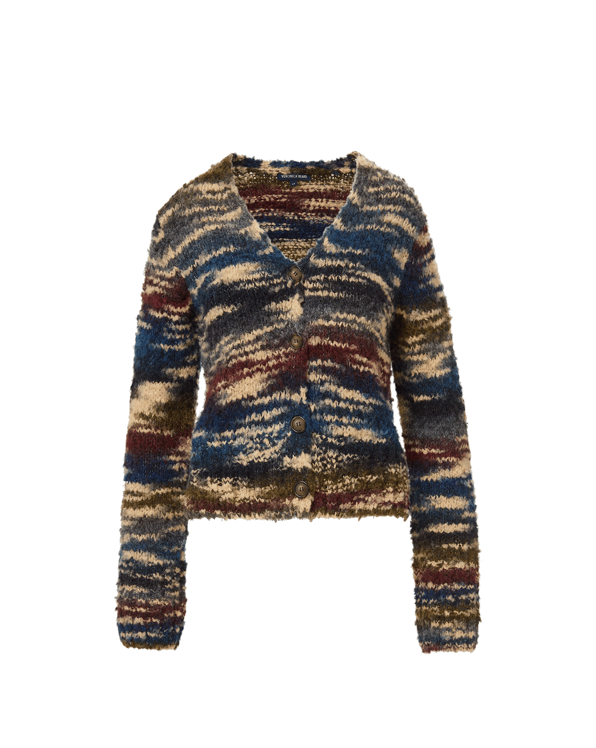 Monae Cardigan in Teal Bouclé - Veronica Beard Customer Favorite
