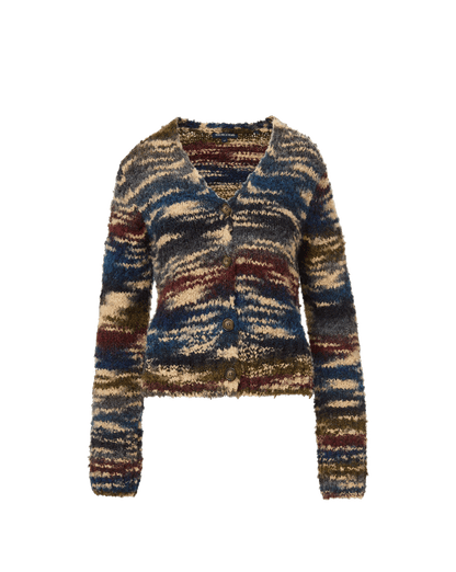 Monae Cardigan in Teal Bouclé - Veronica Beard Customer Favorite