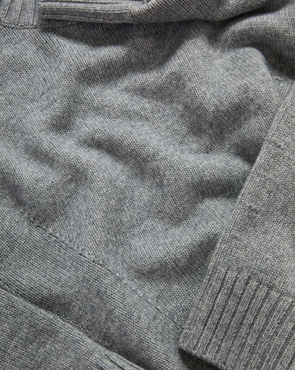 Journey Wool-Cashmere Sweater in Medium Heather Grey - Veronica Beard Featured