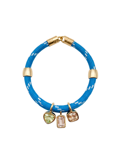 Paracord Charm Bracelet in Light Blue - Veronica Beard Classic