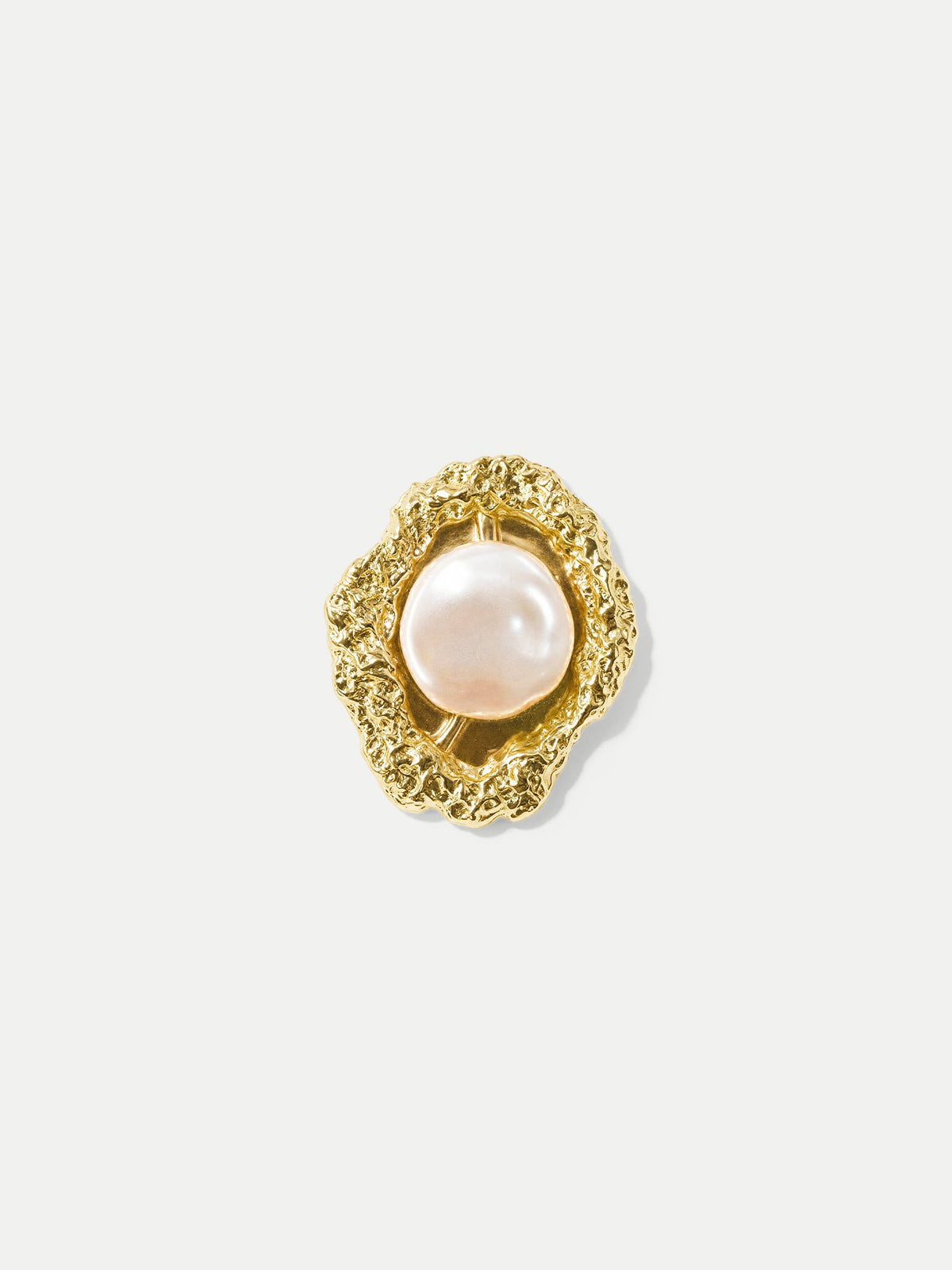 Statement Jacket Button Covers in Gold/Pearl - Veronica Beard Essential