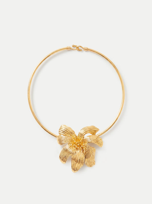 Flower Collar Necklace in Gold - Veronica Beard Everyday