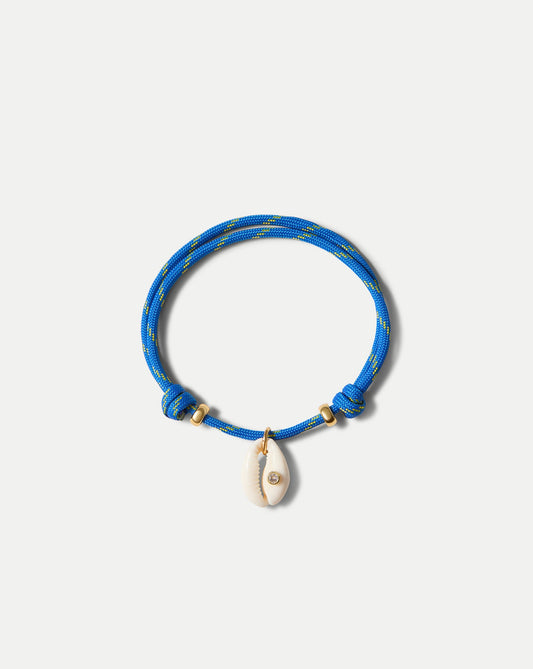Niley Cowrie Shell Anklet in Blue - Veronica Beard Hot Sale