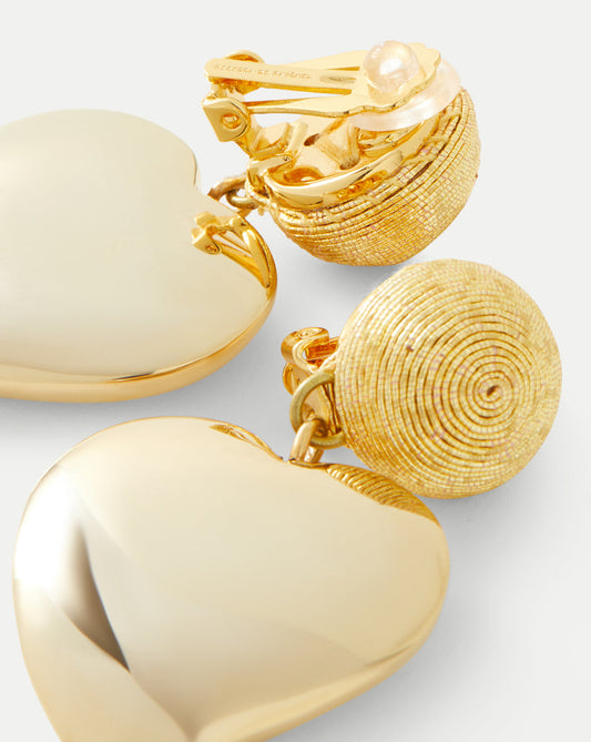 Mini Cora Earrings | Clip Backing in Gold - Veronica Beard Best Seller