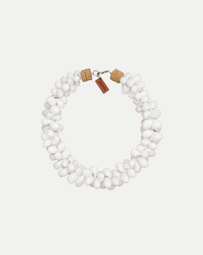 Salina Seashell Necklace in White - Veronica Beard Special Offer