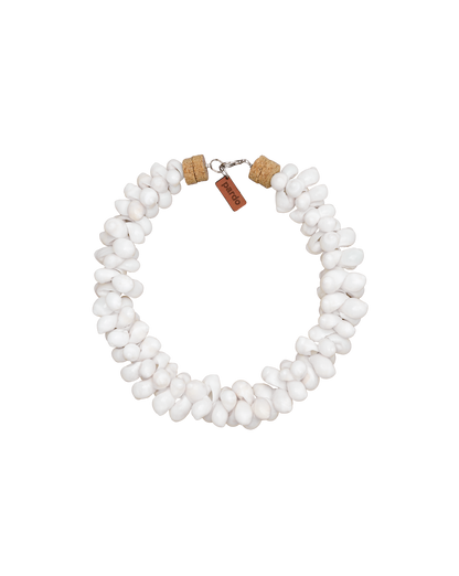 Salina Seashell Necklace in White - Veronica Beard Special Offer
