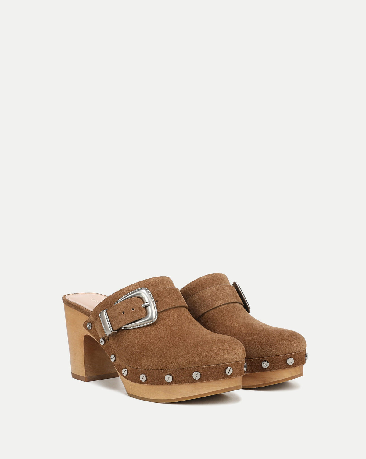 Larken Platform Clog in Chestnut - Veronica Beard Latest