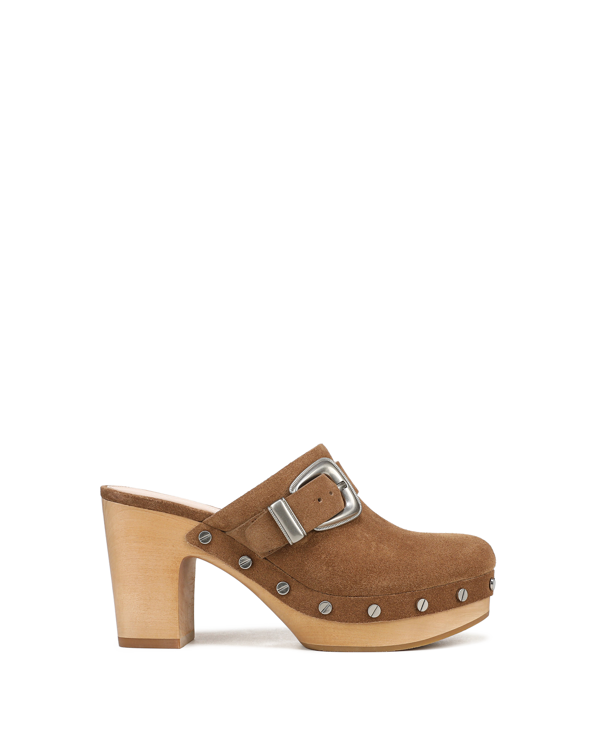 Larken Platform Clog in Chestnut - Veronica Beard Latest