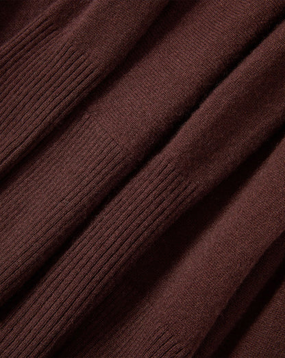 Salomez Wrap Midi Dress in Dark Brown - Veronica Beard Trending